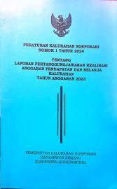 Peraturan Kalurahan No 1 Tahun 2024 tentang Laporan Pertanggungjawaban APBKal Tahun  Anggaran 2023